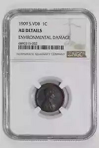 1909-S VDB リンカーン小麦セント NGC AU 詳細｜WORLD RESOURCE【KING店】