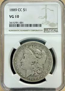 1889 CC モーガン シルバー ドル NGC VG10 カーソンシティ ミント キー デート コイン｜WORLD RESOURCE【KING店】