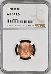 1994-D 1C RD リンカーン記念館 1 セント NGC MS69RD 6613554-007｜WORLD RESOURCE【KING店】