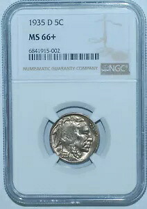 1935 D NGC MS66+ バッファロー ニッケル