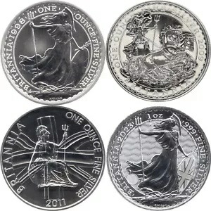 楽天市場】イギリス 2ポンド 銀貨 ランダム年 1オンス ブリタニア 銀貨