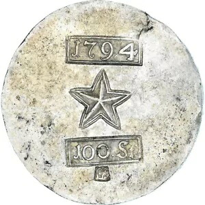 [#341045] オランダ、100 stuivers、1794年、マーストリヒト、マーストリヒト包囲戦、シル、｜WORLD RESOURCE【KING店】