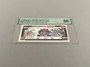 ニカラグア 1,000 コルドバス P-178Ba 1991 PMG 66 EPQ｜WORLD RESOURCE【KING店】