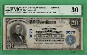 *** 1902 $20.00 国立「フォート ギブソン オクラホマ」 5 既知 ***｜WORLD RESOURCE【KING店】