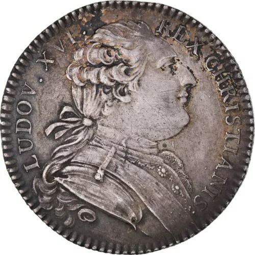 [#869216] フランス、トークン、ルイ 16 世、Notaires de Soissons、AU、Sil、ver