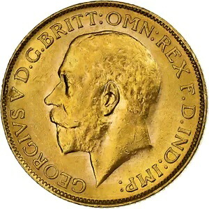 [#1502795] 南アフリカ、ジョージ 5 世、ソブリン、1928 年、プレトリア、ゴールド、MS、KM:21