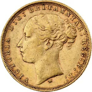 [#1200766] オーストラリア、ビクトリア、ソブリン、1879、メルボルン、ゴールド、AU、KM:7