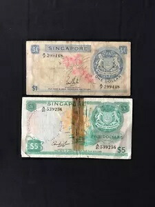 楽天市場】シンガポール1ドル1967年【未使用】ピン札世界外国