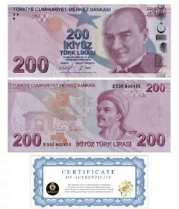 旧札 50,000トルコリラ 楽天市場】トルコ紙幣 旧札 50万リラ 500000リラ インフラ