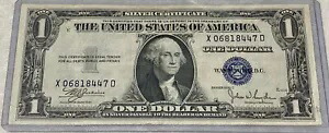 USA 1 ドル シルバー証明書 モットーなし 1935C WAJ / JWSy #X06818447D