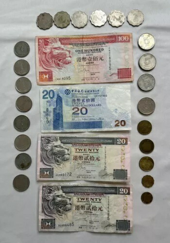 香港の紙幣と硬貨の流通ロット 1998 2006 2002 1997