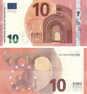 イタリア 10ユーロ 2014 SF S004 ドラギ UNC