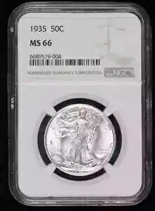 1935 P ハーフダラー リバティ ウォーキング NGC MS-66｜WORLD RESOURCE【KING店】