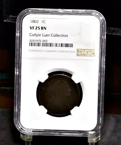 1802 ラージ セント - カーライル ルアー コレクション - NGC VF25BN (#50961-L)｜WORLD RESOURCE【KING店】
