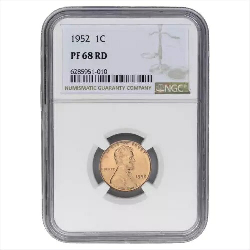 1952 リンカーン ウィート セント 1c、NGC PF68 RD - 素敵な色|WORLD RESOURCE【KING店】