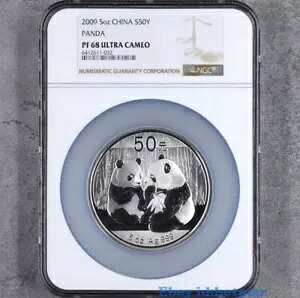 2009 中国 5 オンス パンダ S50Y コイン コレクション PF 68 ウルトラ カメオ NGC|WORLD RESOURCE【KING店】