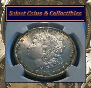 1878-CC カーソンシティ モーガン ドル - NGC MS 63 美しいエッジ調色! #1057