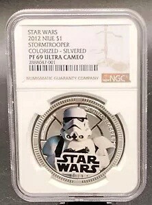 2012 ニウエ $1 スター・ウォーズ - ストームトルーパー - NGC PF69 ウルトラ カメオ - コイン｜WORLD RESOURCE【KING店】