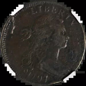 1797 ラージ セント ステムなし、Rev of 97 NGC VF 詳細 S.131 R.2+ まともなアイアピール｜WORLD RESOURCE【KING店】