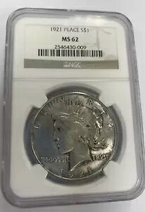 1921 ピースダラー ハイレリーフ NGC MS62｜WORLD RESOURCE【KING店】