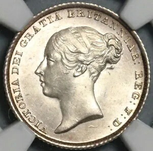 1839 NGC MS 64 ビクトリア 6 ペンス イギリス造幣局コイン (21011001C)｜WORLD RESOURCE【KING店】