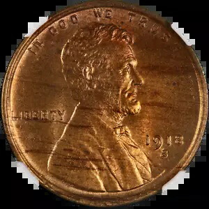 1918-S リンカーン セント NGC MS64 RB 素晴らしいアイアピール ストロングストライク|WORLD RESOURCE【KING店】