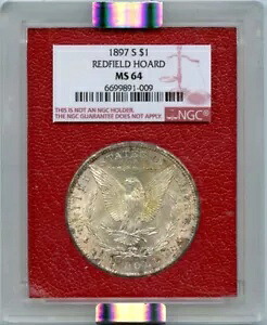 1897 S $1 モルガン ドル レッドフィールド ホード NGC MS64｜WORLD RESOURCE【KING店】 247,005円