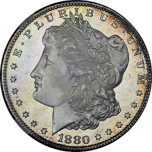 1880-S モーガン シルバー ダラー NGC MS 66* ノックアウト コイン｜WORLD RESOURCE【KING店】