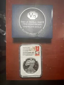 2020 W 第二次世界大戦終結 75 周年記念 シルバー イーグル V75 NGC PF70｜WORLD RESOURCE【KING店】
