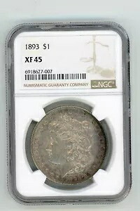 1893 モーガン シルバー ドル XF 45 NGC|WORLD RESOURCE【KING店】