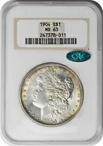 1904 モーガン シルバー ダラー MS63 NGC (CAC)|WORLD RESOURCE【KING店】