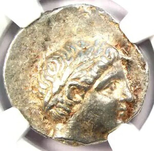 ギリシャ シャクヤク パエオニア AR テトラドラクマ銀貨 紀元前 335-315 - NGC Choice XF (EF)｜WORLD RESOURCE【KING店】