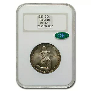 1920 年ピルグリム 300 周年記念ハーフダラー MS-66 NGC CAC｜WORLD RESOURCE【KING店】
