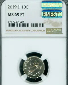 2019 D ルーズベルト ダイム NGC MS69 FT MAC 最高級 & スポットレス レア *｜WORLD RESOURCE【KING店】