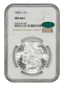 1882-S $1 NGC/CAC MS66+ - モルガン ドル｜WORLD RESOURCE【KING店】