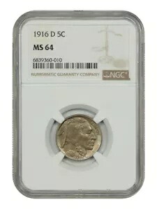 1916-D 5C NGC MS64 - バッファロー ニッケル｜WORLD RESOURCE【KING店】