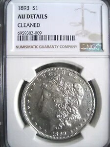 1893-P モルガン ドル、NGC AU 詳細 切望される日付 ハイグレード++++++｜WORLD RESOURCE【KING店】
