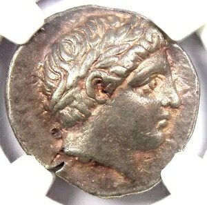 ギリシャ シャクヤク パエオニア AR テトラドラクマ銀貨 紀元前 335-315 - NGC Choice XF (EF)｜WORLD RESOURCE【KING店】
