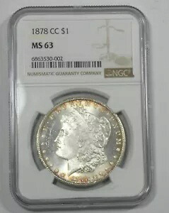 1878-CC モーガン ダラー認定 NGC MS 63 カーソンシティ シルバー ダラー｜WORLD RESOURCE【KING店】