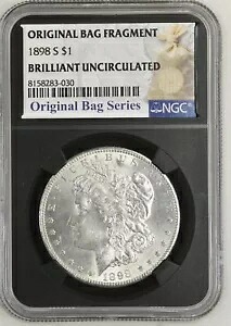 1898 S モーガン シルバー ダラー NGC BU - バッグ シリーズ レリック ラベル｜WORLD RESOURCE【KING店】