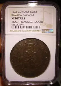 1625 ドイツ バイエルン州ターラー DAV 6069 - シルバー - NGC XF 詳細｜WORLD RESOURCE【KING店】