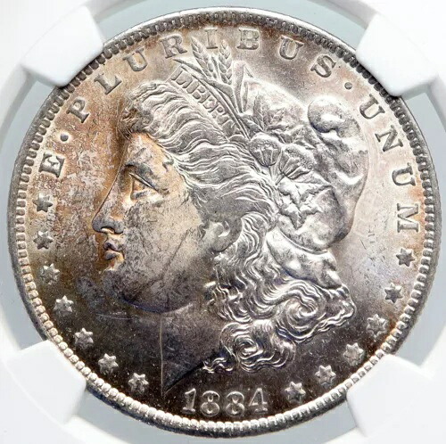 1884 O アメリカ合衆国 シルバー モーガン 米ドル コイン EAGLE NGC i89178|WORLD RESOURCE【KING店】