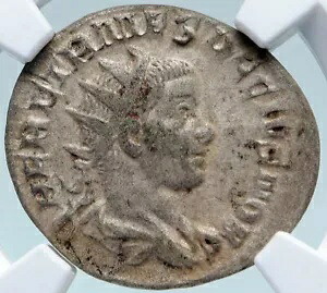 HERENNIUS ETRUSCUS 本物の古代 251AD シルバー ローマ コイン APOLLO NGC i84980|WORLD RESOURCE【KING店】