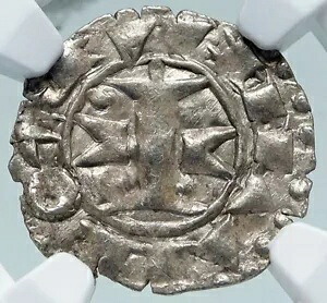 1100-1300 フランス メルゲイユ マグロンヌ オールド シルバー デニール 中世コイン NGC i87149｜WORLD RESOURCE【KING店】 245,850円