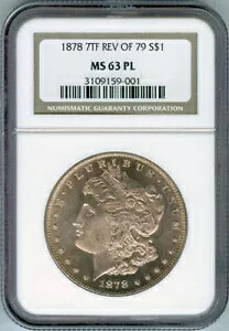 1878 コイン、米国銀貨 NGC MS63 PL、コレクターアイテム|WORLD RESOURCE【KING店】