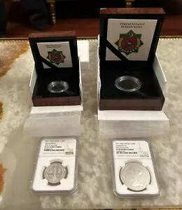 トルクメニスタン 2011 独立 20 周年記念 NGC PF69 フルセット ボックス+CoA｜WORLD RESOURCE【KING店】硬貨・コイン