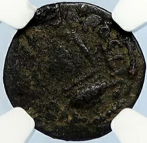 ポンティウス ピラト ティベリウス エルサレム イエス キリスト磔刑 古いローマ コイン NGC i105936