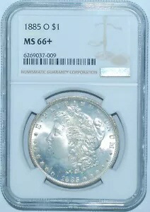 1885 O NGC MS66+ モルガン シルバー ダラー｜WORLD RESOURCE【KING店】 236,610円
