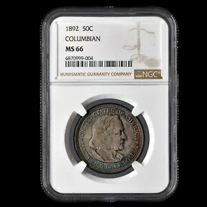 1892 コロンビア ハーフダラー ? NGC MS-66 ? シルバー 50C エクスポジション コイン 04 ?信頼できる?