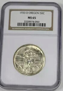 1933-D オレゴン裁判記念ハーフダラー : NGC MS65｜WORLD RESOURCE【KING店】
